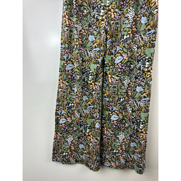 By Anthropologie Printed Pants Flare Leg Lounge Stretch Pull On Women's Medium - Picture 13 of 15